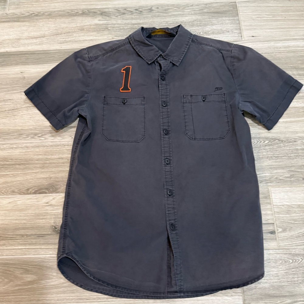 Men's Harley Davidson Gray Short Sleeve Shirt